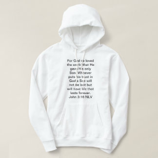 Für Gott so liebte das Weltwort Hoodie
