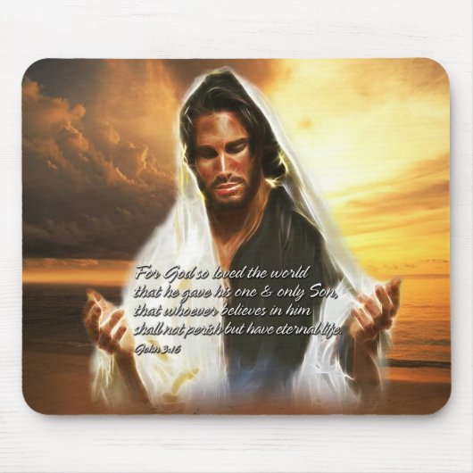 Für Gott so liebte die Welt 1 Mousepad (Vorne)