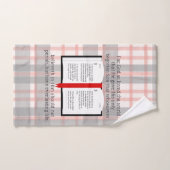 Für Gott so liebte die Welt Badhandtuch Set (Handtuch)