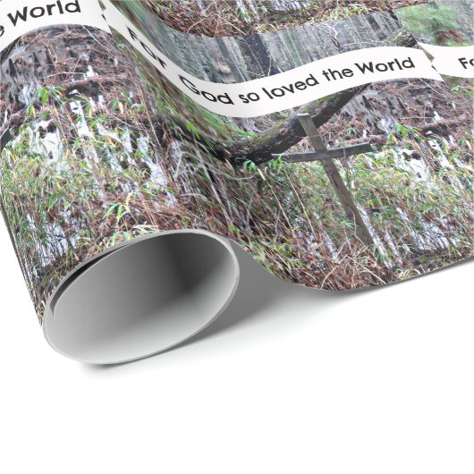 Für Gott so liebte die Welt... Geschenkpapier (Rolleneckpunkt)