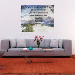 Für Gott so liebte die Welt gestreiften Leinwand P<br><div class="desc">Schöne Winterlandschaft auf ausgedehnter Leinwand mit Bergen,  Schnee und Bäumen! Hat Johannes 3:16: Denn Gott liebte die Welt so,  dass er seinem einen und einzigen Sohn gegeben hat,  dass derjenige,  der an ihn glaubt,  nicht zugrunde gehen wird,  sondern ewiges Leben haben wird.</div>