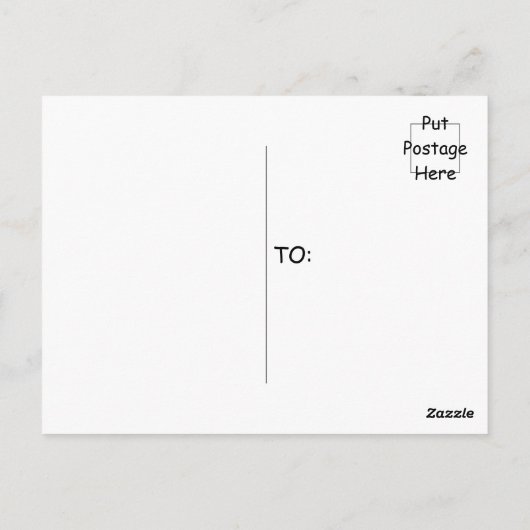 Für Gott so liebte die Welt Johannes 3:16 Bibelver Postkarte (Rückseite)