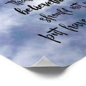 Für Gott so liebte die Welt John 3,16 KJV Poster (Ecke)