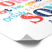 Für Gott so liebte die Welt Kinder Christliches Po Poster (Ecke)