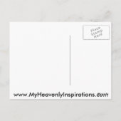 Für Gott so liebte die Welt Postkarte (Rückseite)