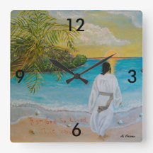 Für Gott so liebte die Weltmauer Uhr