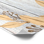 Für Gott so liebte Motivierend Verse Poster (Ecke)