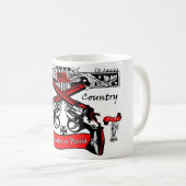 Für Gott u. Land! Kaffeetasse (VorderseiteRechts)