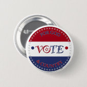 Für Gott und Land ABSTIMMUNG Button (Vorne & Hinten)