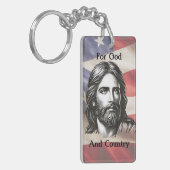 Für Gott und Land Schlüsselanhänger (Vorderseite links)