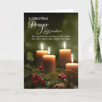für Grandniece Weihnachtsgebet Christliche Kerzen