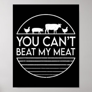 für Grillbügel und -amp; Grillfächer für Fleisch u Poster