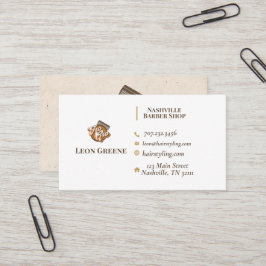 Für Gro Barber Shop Visitenkarte