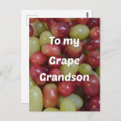 Für Groß Grandson Postkarte (Vorne/Hinten)