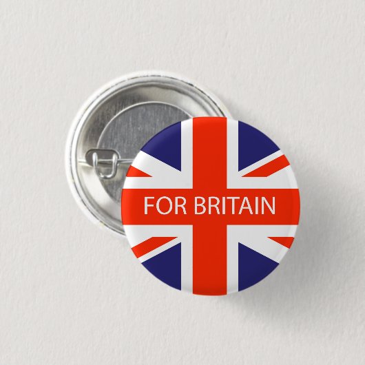 Für Großbritannien-Abzeichen Button (Vorne & Hinten)