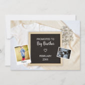 Für große Bruder-zweite Kinderschwangerschaft befö Ankündigung (Vorderseite)