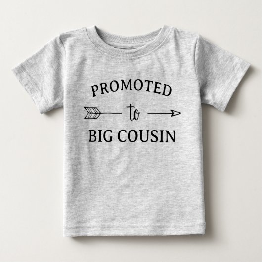 Für große Cousins als Matching Sibling gefördert Baby T-shirt (Vorderseite)