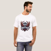 Für Größe gebaut T-Shirt (Vorne ganz)