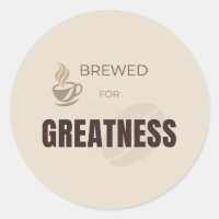 Für Größe Gebraut Motivational Coffee Liebhaber Zi