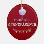 Für Großeltern, Feiern Keramikornament (Links)