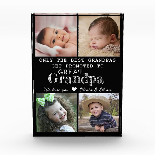 Für Großformat 4 befördert Fotoblock (Vorderseite)