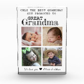 Für Großformat 4 Bildband Weiß befördert Fotoblock (Vorderseite)