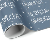 Für Großkinder: Weißstars-Umschlagpapier Geschenkpapier (Rolleneckpunkt)