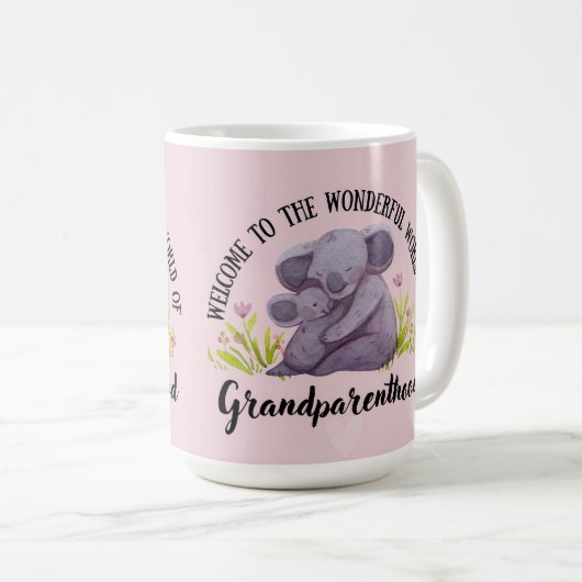 Für Großmutter befördert Kaffeetasse (VorderseiteRechts)