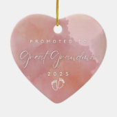 Für Großmutter befördert Keramik Ornament (Hinten)