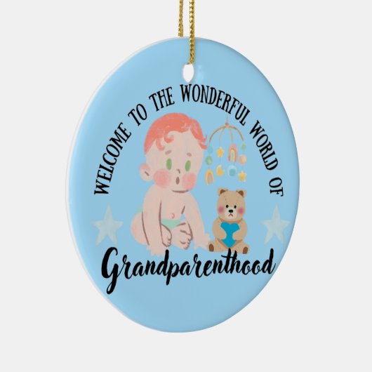 Für Großmutter befördert Keramik Ornament (Rechts)