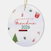 Für Großmutter befördert Keramik Ornament (Links)