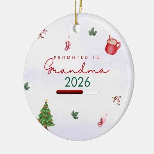 Für Großmutter befördert Keramik Ornament (Links)