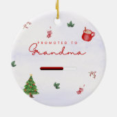 Für Großmutter befördert Keramik Ornament (Hinten)