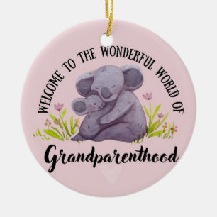 Für Großmutter befördert Keramik Ornament