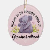 Für Großmutter befördert Keramik Ornament (Links)