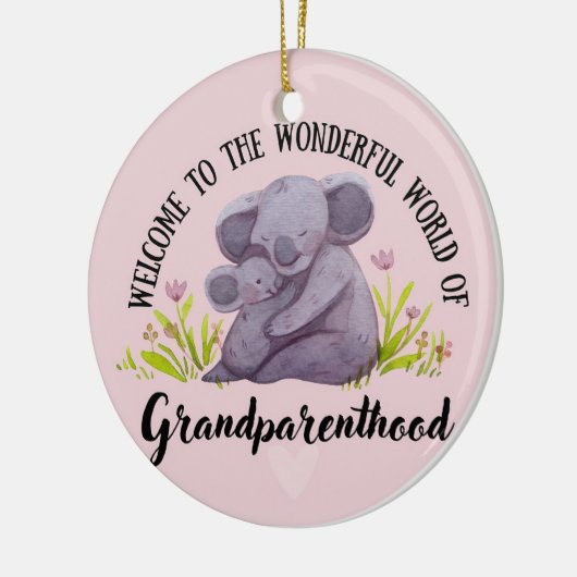 Für Großmutter befördert Keramik Ornament (Links)