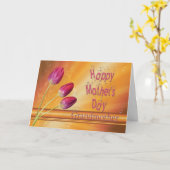 Für Großmutter, Muttertag, Tulpen Karte (Gelbe Blume)