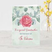 Für Großmutter Rose Religiöse Feste Karte (Gelbe Blume)