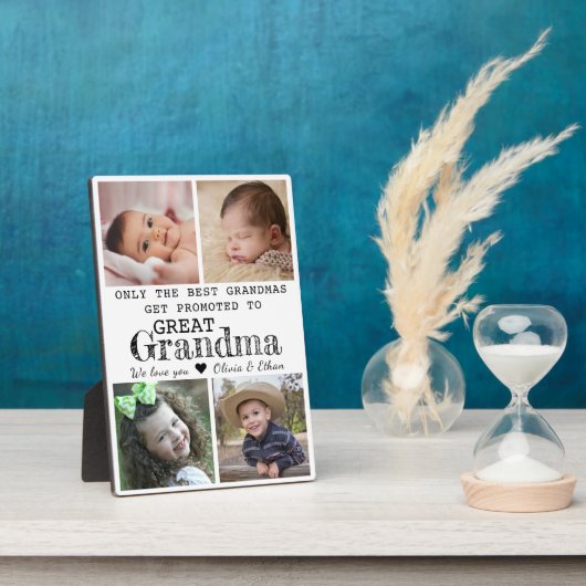 Für Großopfer 4 Foto Collage Geschenk Fotoplatte (Seite)