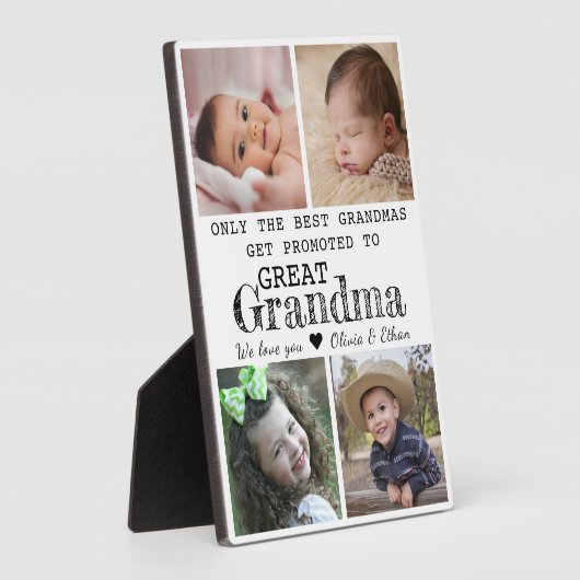 Für Großopfer 4 Foto Collage Geschenk Fotoplatte (Seite)