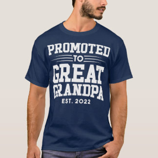 Für Großvater 2022 befördert New Great Opa T-Shirt