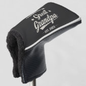 Für Großvater 2025 Familiengeschenk Golf Headcover (3/4 Vorderseite)