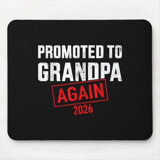 Für Großvater 2026 erneut befördert Mousepad (Vorne)