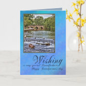 Für Großvater am Großelterntag Karte (Gelbe Blume)