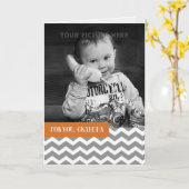 Für Großvater am Vatertag Foto Karte (Gelbe Blume)