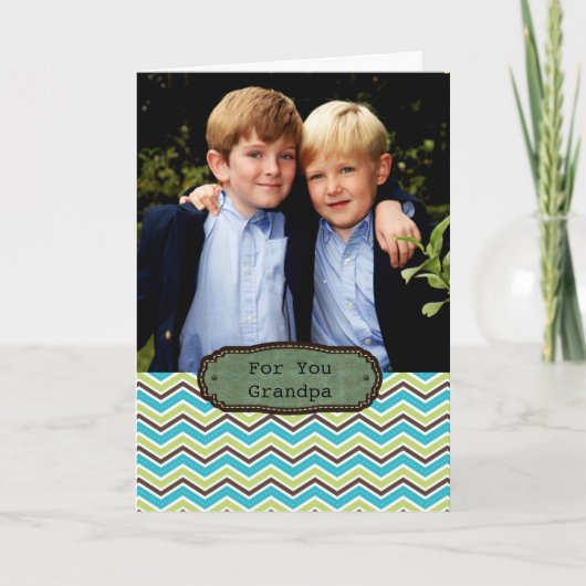 für Großvater am Vatertag Karte (Vorderseite)