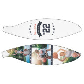 Für Großvater befördert | Benutzerdefiniertes Foto Basketball (Panele)