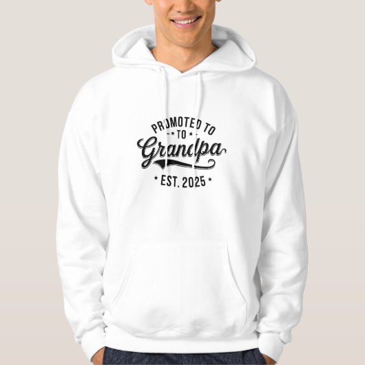 Für Großvater befördert - Geschenk für Schwangersc Hoodie (Vorderseite)