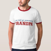 Für Großvater befördert T-Shirt (Vorderseite)