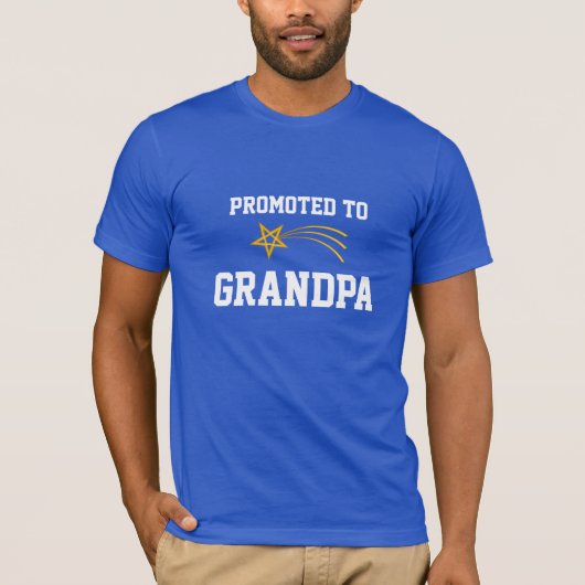 Für Großvater befördert T-Shirt (Vorderseite)